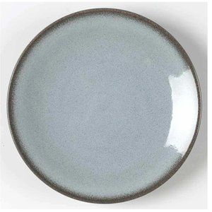 French ceramic Jars Tourron Gris Ecorce 8" plate